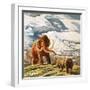 Mammoth Meets Rhinocerous-Tansley-Framed Giclee Print