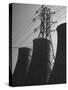 Mammoth Water Condensers at a Power Plant-George Lacks-Stretched Canvas