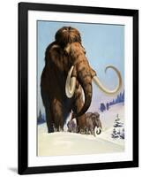 Mammoths from the Ice Age, 1969-Mcbride-Framed Giclee Print