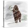 Mammuthus Primigenius Walking Through a Blizzard-Stocktrek Images-Stretched Canvas