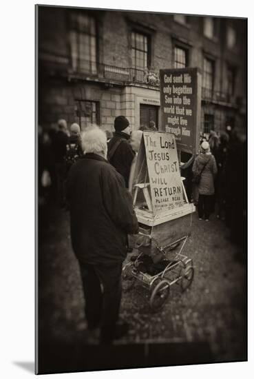 Man Advertising Christianity-Tim Kahane-Mounted Photographic Print