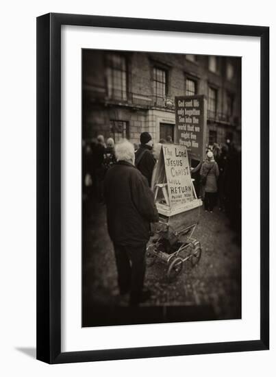 Man Advertising Christianity-Tim Kahane-Framed Photographic Print