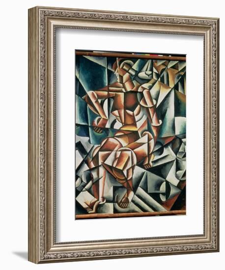 Man + Air + Space, 1915-Lyubov Sergeevna Popova-Framed Giclee Print