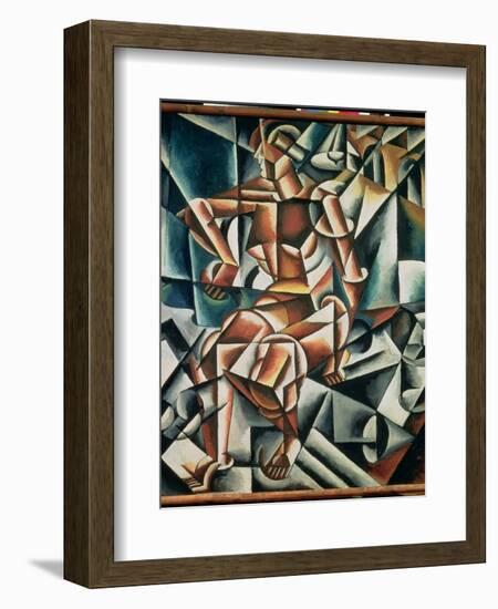 Man + Air + Space, 1915-Lyubov Sergeevna Popova-Framed Giclee Print