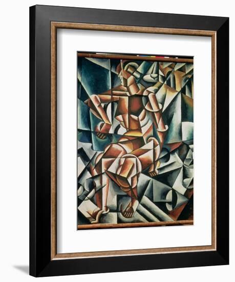 Man + Air + Space, 1915-Lyubov Sergeevna Popova-Framed Giclee Print