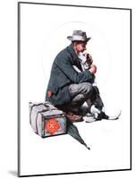 "Man and Dog" or "Pals", September 27,1924-Norman Rockwell-Mounted Giclee Print