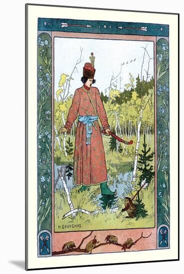 Man and Frog-Ivan Bilibin-Mounted Art Print