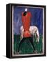 Man and Horse, 1933 (Oil on Canvas)-Kazimir Severinovich Malevich-Framed Stretched Canvas