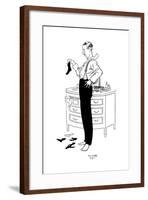 Man and Socks 1927-Arthur Watts-Framed Giclee Print