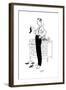 Man and Socks 1927-Arthur Watts-Framed Giclee Print