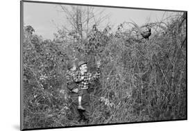 Man and Son Looking at Pheasant-Philip Gendreau-Mounted Photographic Print