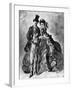 Man and Woman, 19th Century-Constantin Guys-Framed Giclee Print