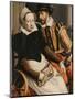 Man and Woman at a Spinning Wheel, c. 1560-70-Pieter I Pietersz.-Mounted Giclee Print
