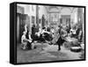 Man and Woman Doing the Jitterbug for People at a Party-null-Framed Stretched Canvas