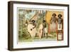 Man and Woman from the Island of Yap, and Stomes Used as Money, Caroline Islands-null-Framed Giclee Print