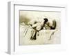 Man and Woman Making Love, Plate 2 of Liebe-Mihaly von Zichy-Framed Giclee Print