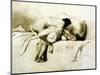 Man and Woman Making Love, Plate 2 of Liebe-Mihaly von Zichy-Mounted Giclee Print