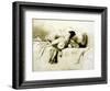 Man and Woman Making Love, Plate 2 of Liebe-Mihaly von Zichy-Framed Giclee Print