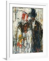 Man and Woman; Mann Und Madchen, 1917 (Oil on Canvas)-Christian Rohlfs-Framed Giclee Print