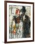 Man and Woman; Mann Und Madchen, 1917 (Oil on Canvas)-Christian Rohlfs-Framed Giclee Print