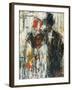 Man and Woman; Mann Und Madchen, 1917 (Oil on Canvas)-Christian Rohlfs-Framed Giclee Print