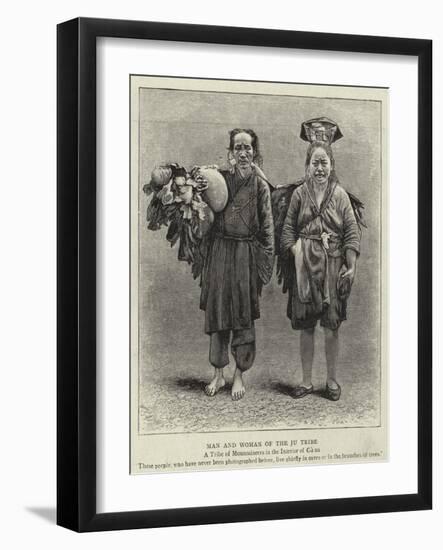 Man and Woman of the Ju Tribe-null-Framed Giclee Print