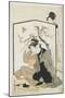 Man and Woman Smoking, C. 1804-Kitagawa Utamaro-Mounted Giclee Print