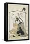Man and Woman Smoking, C. 1804-Kitagawa Utamaro-Framed Stretched Canvas