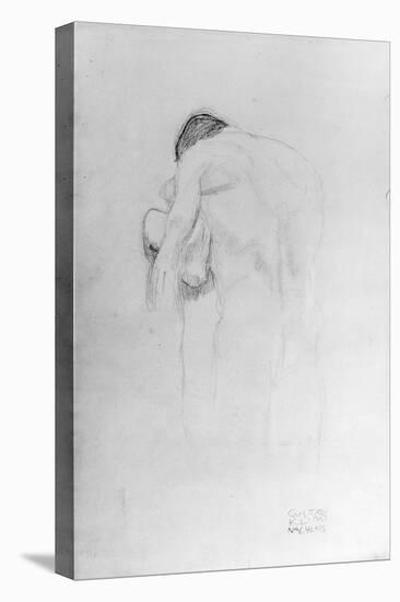 Man and Woman, Study for 'Beethovenfries', 1902-Gustav Klimt-Stretched Canvas