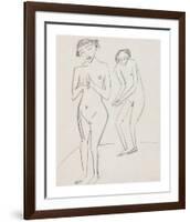 Man and Woman-Ernst Ludwig Kirchner-Framed Premium Giclee Print