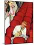 "Man Asleep in Theater," July 27, 1940-Emery Clarke-Mounted Giclee Print