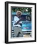 Man at a Front of a Car, Havana, Cuba-Peter Adams-Framed Photographic Print