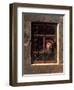 Man at a Window, 1653-Samuel van Hoogstraten-Framed Giclee Print