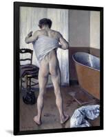 Man at His Bath-Gustave Caillebotte-Framed Giclee Print