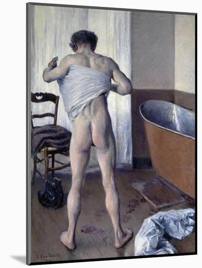 Man at His Bath-Gustave Caillebotte-Mounted Giclee Print