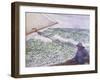 Man at the Helm, Portrait of Signac, 1892-Theo van Rysselberghe-Framed Giclee Print