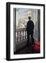 Man at the Window. 1875-Gustave Caillebotte-Framed Giclee Print