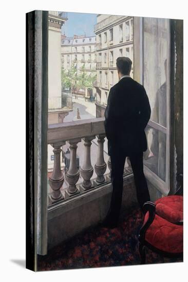 Man at the Window. 1875-Gustave Caillebotte-Stretched Canvas