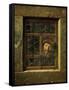 Man at the window-Samuel van Hoogstraten-Framed Stretched Canvas