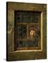 Man at the window-Samuel van Hoogstraten-Stretched Canvas