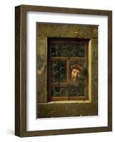 Man at the window-Samuel van Hoogstraten-Framed Giclee Print