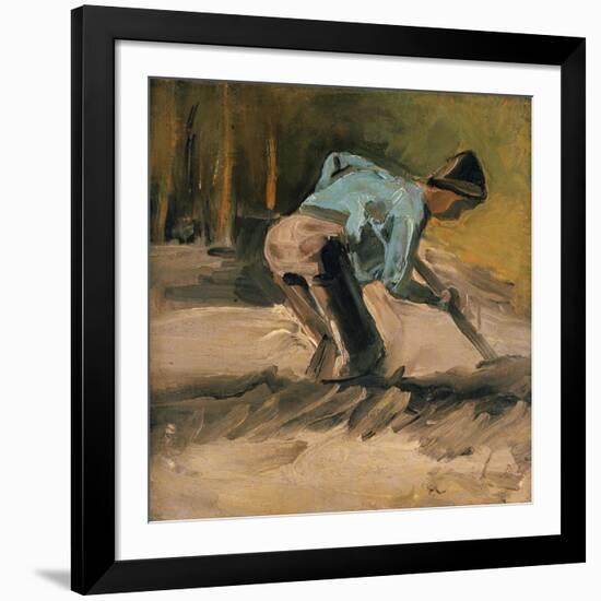 Man at Work, c.1883-Vincent van Gogh-Framed Giclee Print