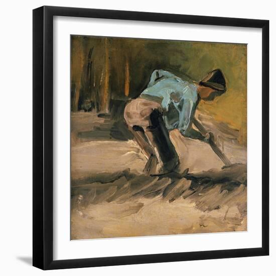 Man at Work, c.1883-Vincent van Gogh-Framed Giclee Print