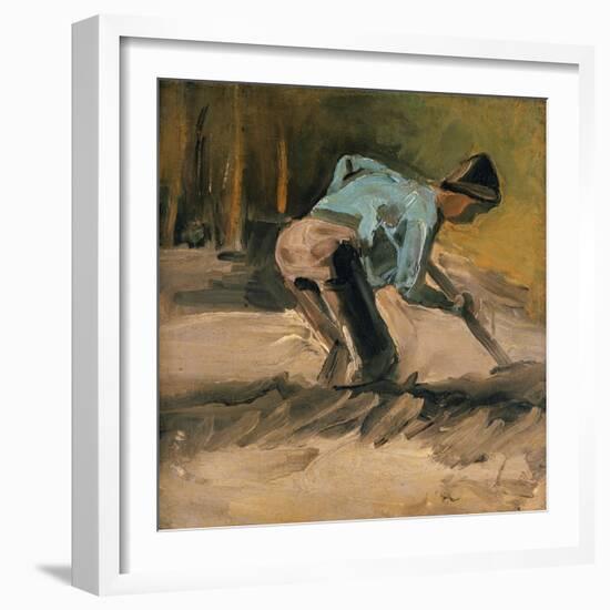 Man at Work, c.1883-Vincent van Gogh-Framed Giclee Print