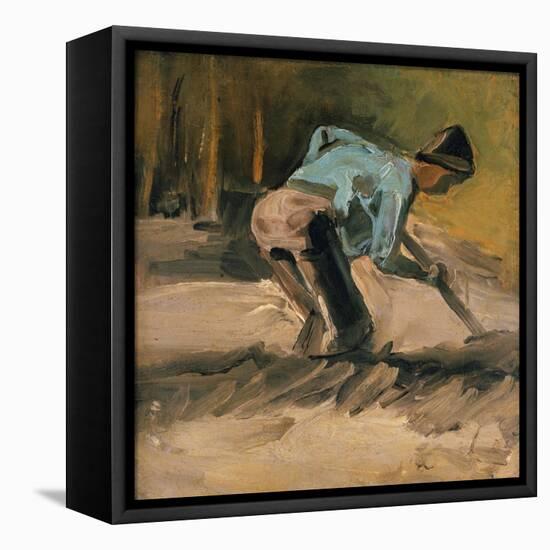Man at Work, c.1883-Vincent van Gogh-Framed Stretched Canvas