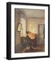 Man at Writing Desk-Georg Friedrich Kersting-Framed Collectable Print