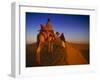 Man Atop Camel, Thar Desert, Rajasthan, India-Peter Adams-Framed Photographic Print