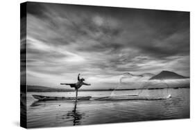Man Behind the Nets-Arief Siswandhono-Stretched Canvas