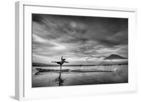 Man Behind the Nets-Arief Siswandhono-Framed Photographic Print