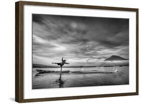 Man Behind the Nets-Arief Siswandhono-Framed Photographic Print